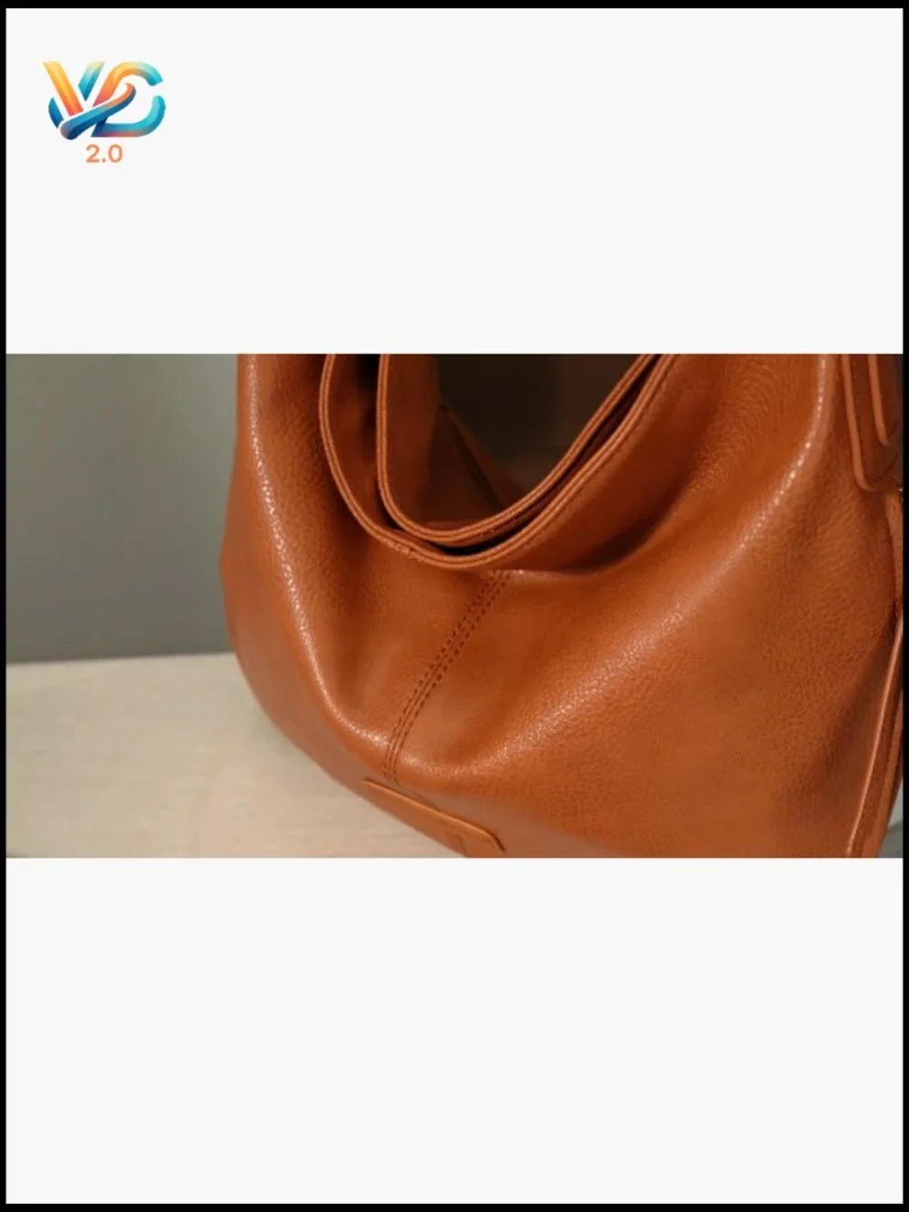 Vegan Leather Hobo Shoulder Bag Crossbody Purse Handbag Tote
